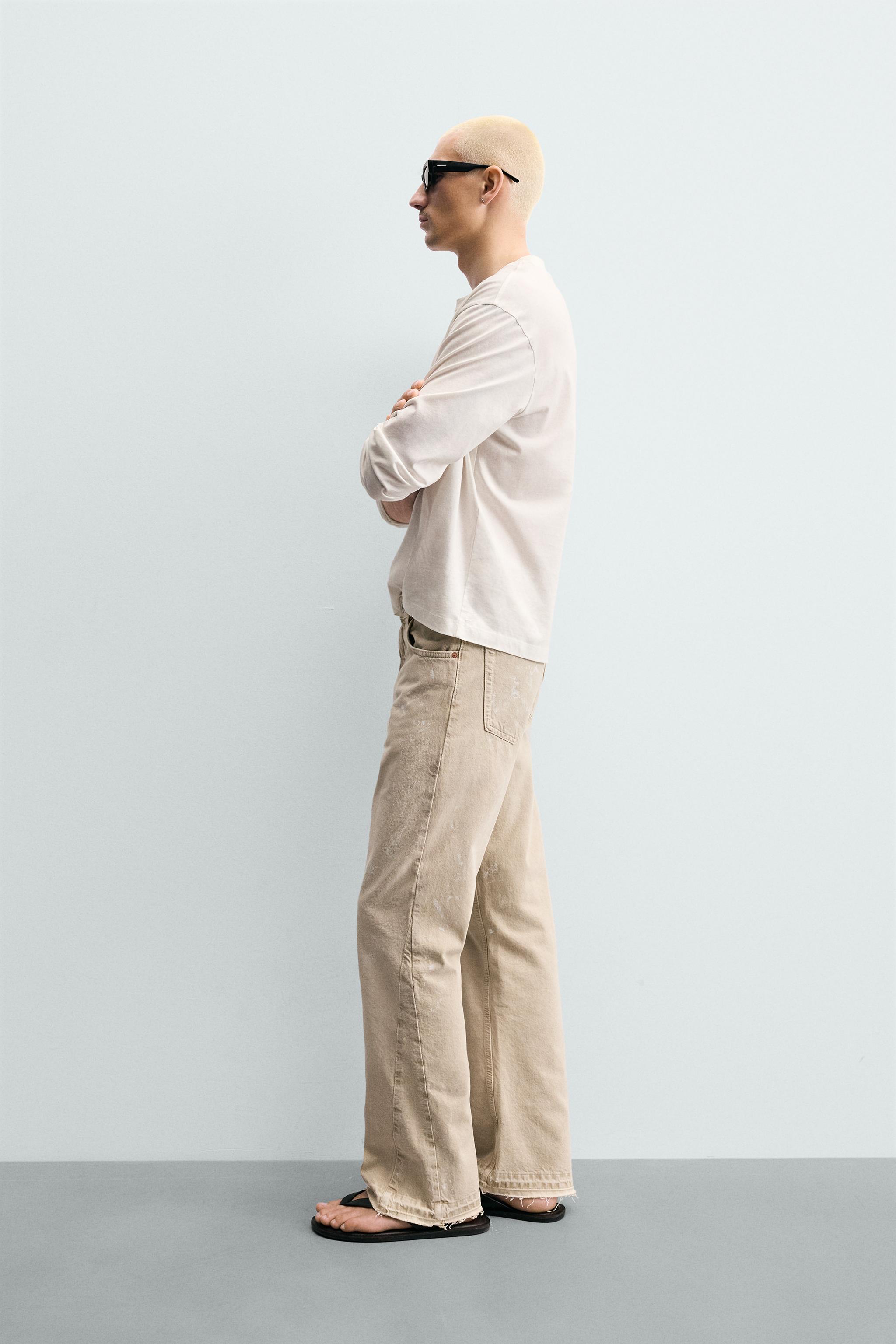 JEAN FLARE FIT EFFET ÉCLABOUSSURES